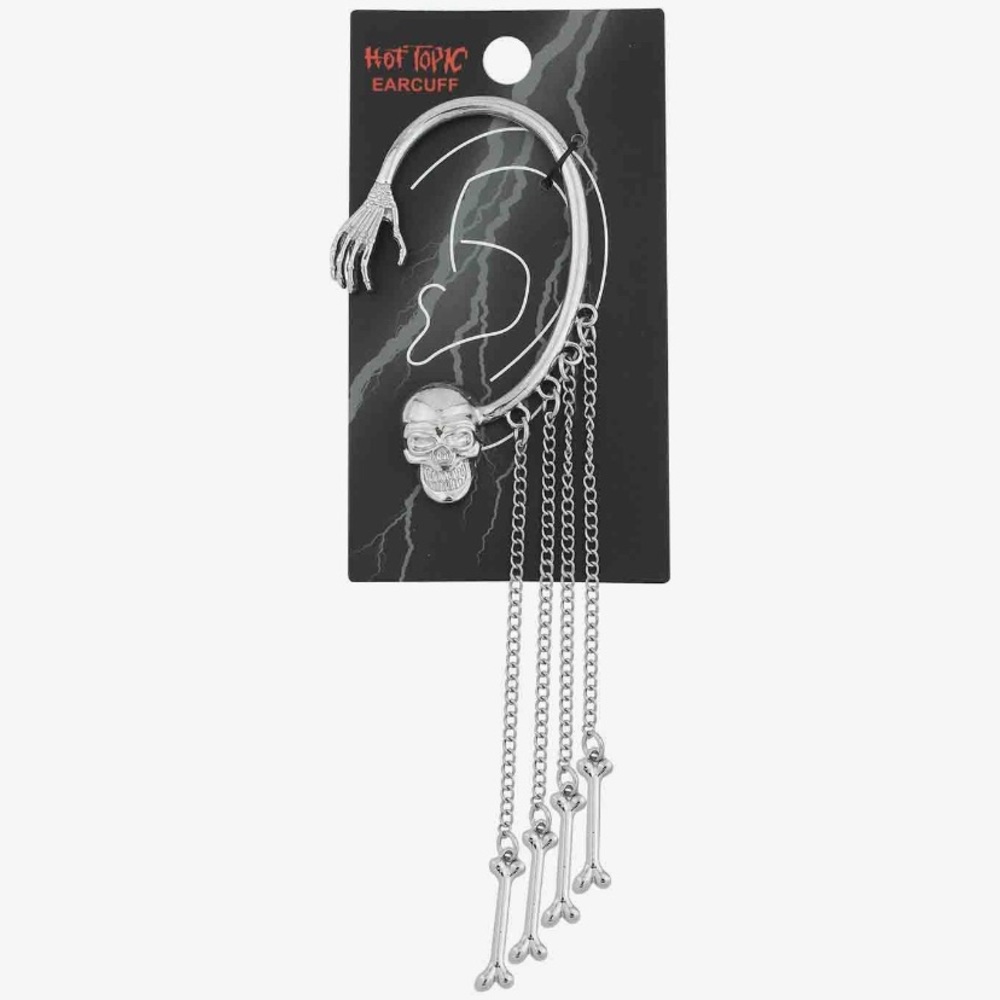 Skull Bone Ear Cuff‎ Piercing Hot Topic